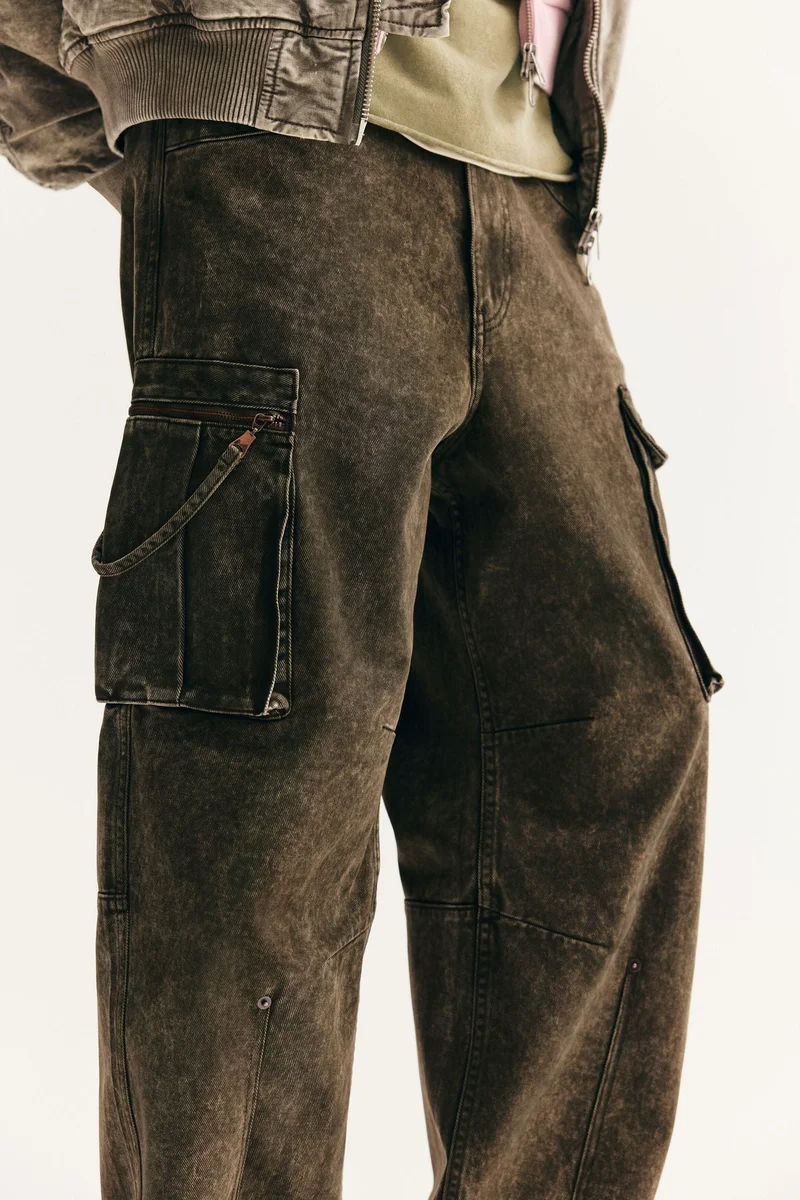 H&M  Loose Cargo Jeans for Men | Best Price UAE